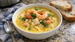 Kermainen sahrami-kalakeitto fenkolilla – helppo tapa saada ylellinen maku