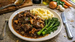 Porterpata palsternakkasoseella – pitkään haudutettu naudanpaisti, joka palkitsee