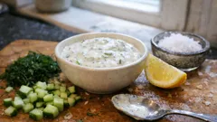 Koulun kalakastike kotona – tilli-kurkkukastike, joka tekee kalasta raikkaan